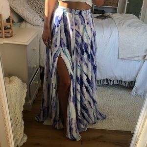 Lulu’s Tie-Dye Maxi Skirt